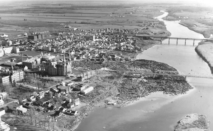 Image historique en noir et blanc