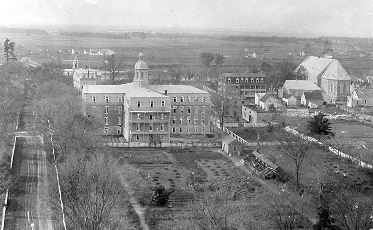 Image historique en noir et blanc